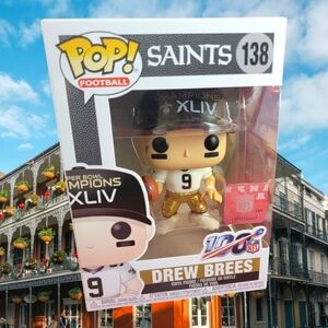 Drew Brees funko # 138 (nib) With pop protector